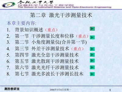 激光干涉測量技術 原理、應用與服務支持